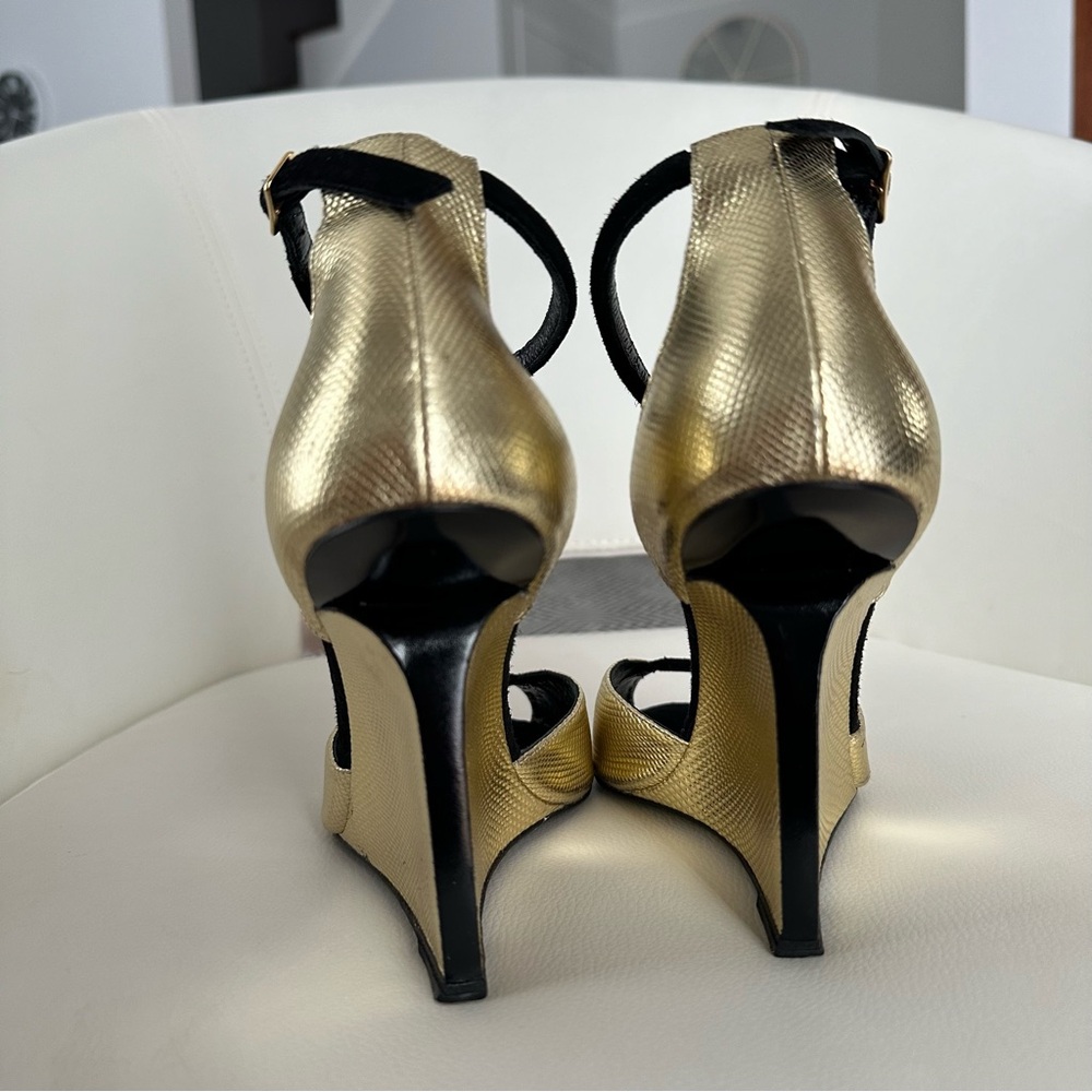Pierre Hardy Golden Shoes